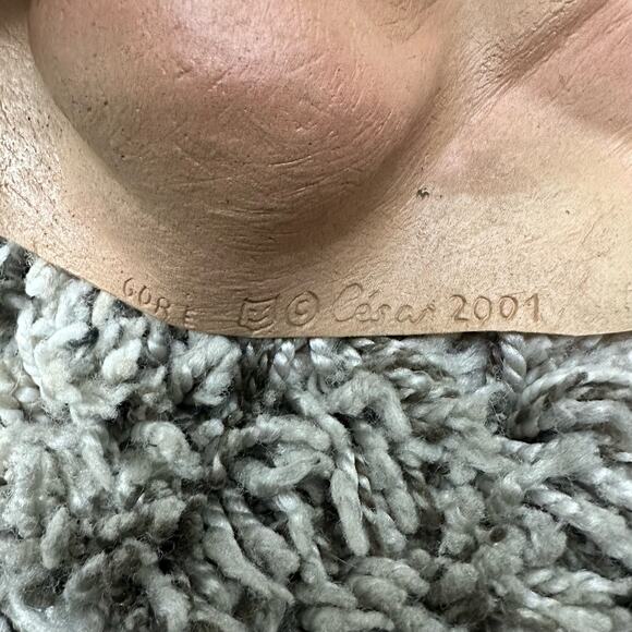 Vintage Al Gore Face Mask Dress Up Halloween Costume Cosplay Cesar 2001 - Picture 6 of 6